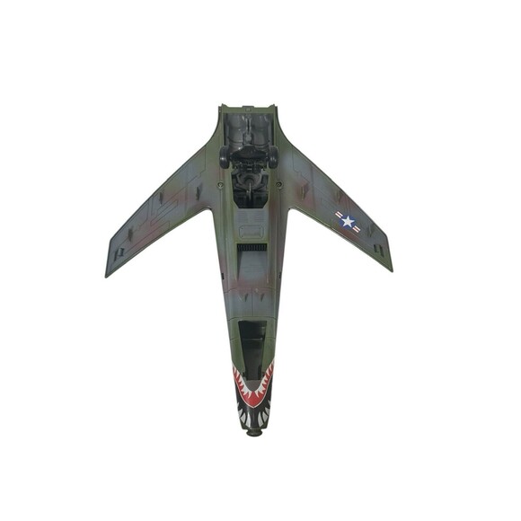 GI Joe Conquest X-30 1998 TRU Exclusive Green Camo Jet Fighter INCOMPLETE - Picture 9 of 16